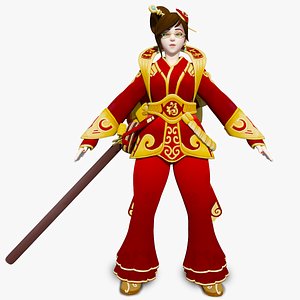 mei girl animation model