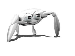 rigged robopet 3d max