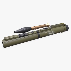 M72 LAW light Anti Tank Weapon Low-poly PBR