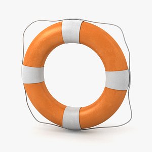 3d model of life buoy