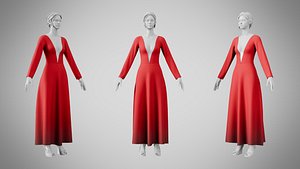 3D Dress 35 Alabama Crimson