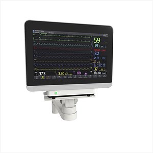 Patient Monitor 3D Model model