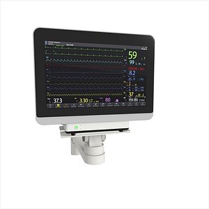 Patient Monitor 3D Model