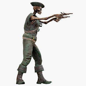 3D model PIRATE SKELETON 10 B