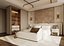 3D modern bedroom model