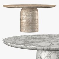 CUPOLA CARVED ROUND DINING TABLE