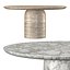 TABLE À MANGER RONDE SCULPTÉ CUPOLA