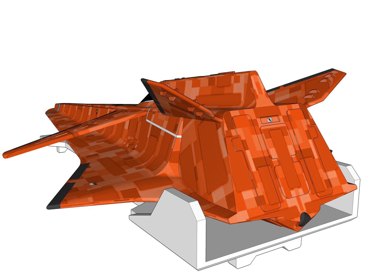 Glider Eagle Transporter Obj