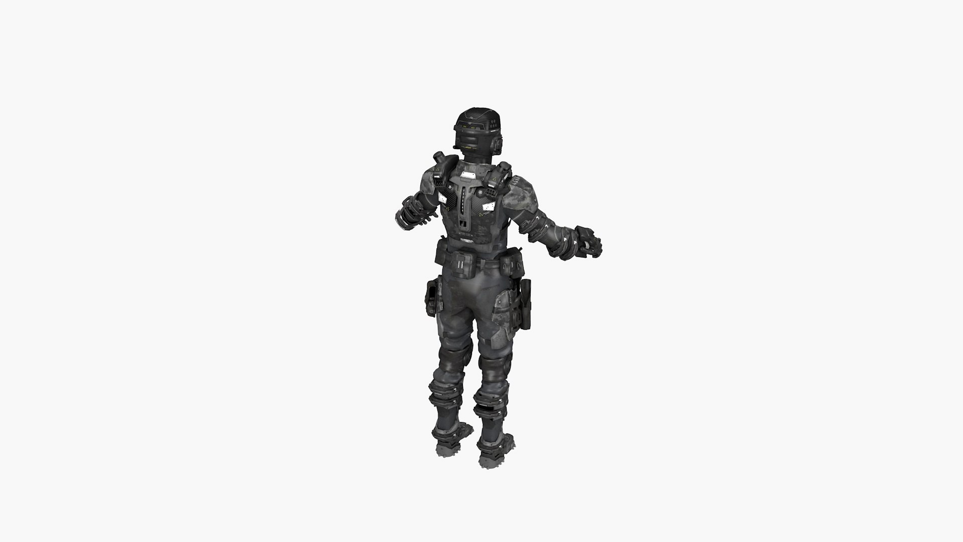 Assassin Soldier Model - TurboSquid 1855230