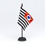 Bandeira do estado de São Paulo Table Flag