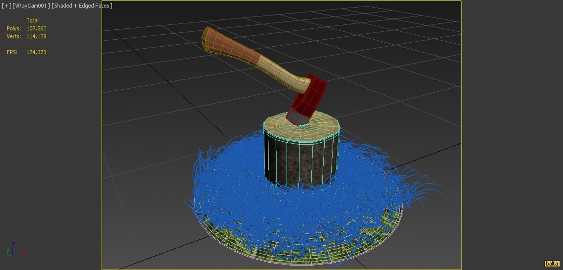 Axe Ax 3d Max