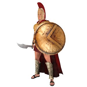 Spartan Warrior 2 Rigged