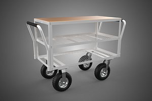 KITCHEN SERVICE FOOD RESTAURANT ROLLING TRAY TROLLEY CART WAGON