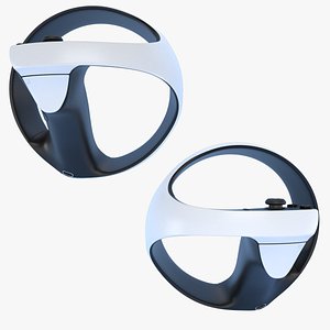 Sony Playstation VR2 Controllers 3D model
