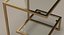 End Table Square Metal/Glass 006