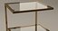 End Table Square Metal/Glass 006