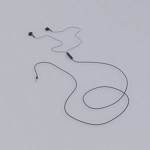 3D model Headphone wire