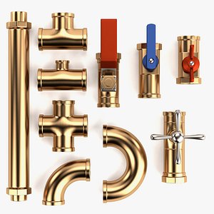 3ds pipes valves