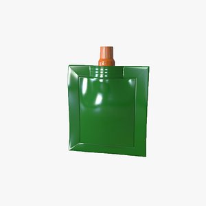 doypack packaging 3D model