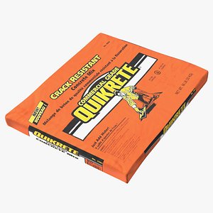 Bag Cement Quikrete 66 Lb Orange 3D model