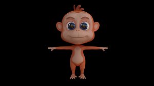 Asset - Cartoons - Character - Monkey - 3D Models