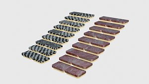 marble staircase model
