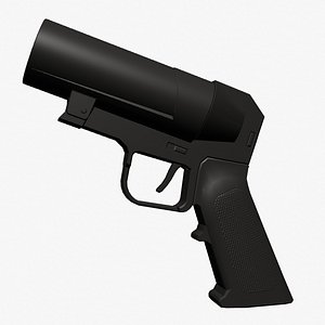 3d grenade pistol