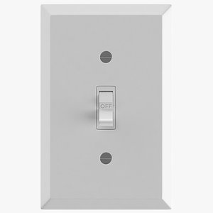 Electrical Light Switch 3D model