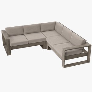patio sectional 01 3d max