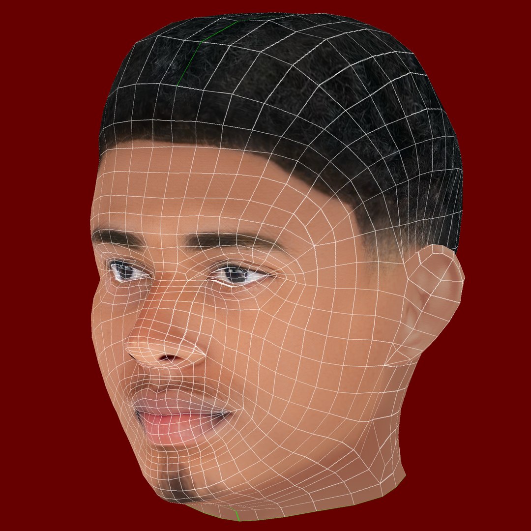 3D Jude Bellingham Head - Low Poly Head For Game - TurboSquid 2204706