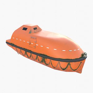 3D Life boat V1 model