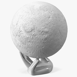 Moon Lamp on Stand Light Off