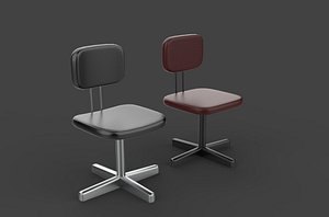 3D Vintage desk chair 3D model