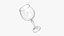 Gin Cocktail Glass 585ML