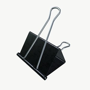 3D model Binder clip