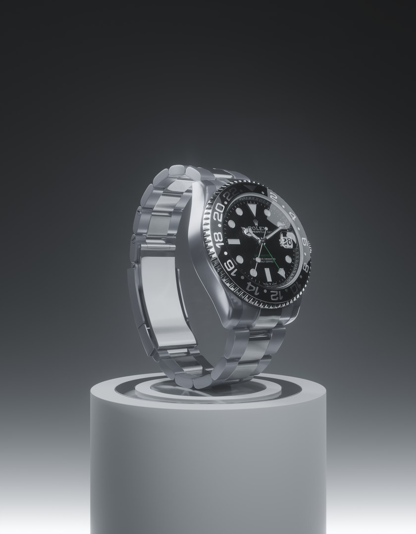 Wristwatch - Rolex GMT-Master Ll 3D Model 3D - TurboSquid 2352424