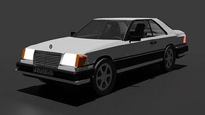 Mercedes w124 3D model