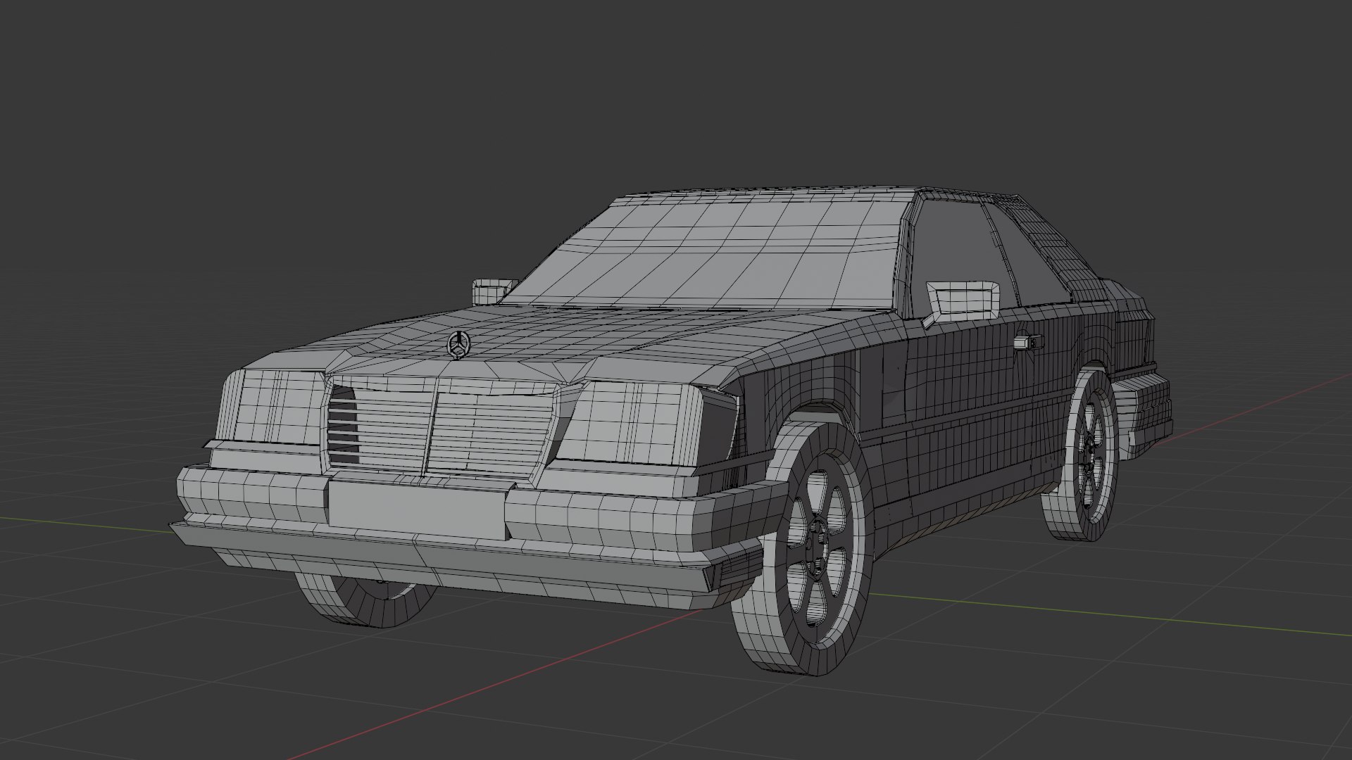 Mercedes W124 3D Model - TurboSquid 2295366