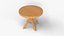 3D Round Dining Table