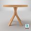 3D Round Dining Table
