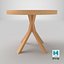 3D Round Dining Table
