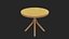 3D Round Dining Table