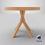 3D Round Dining Table