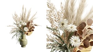 Vase Bouquet Pampas 07