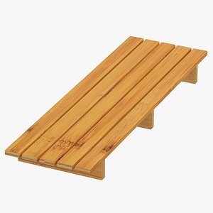 bamboo tub shelf 3D model