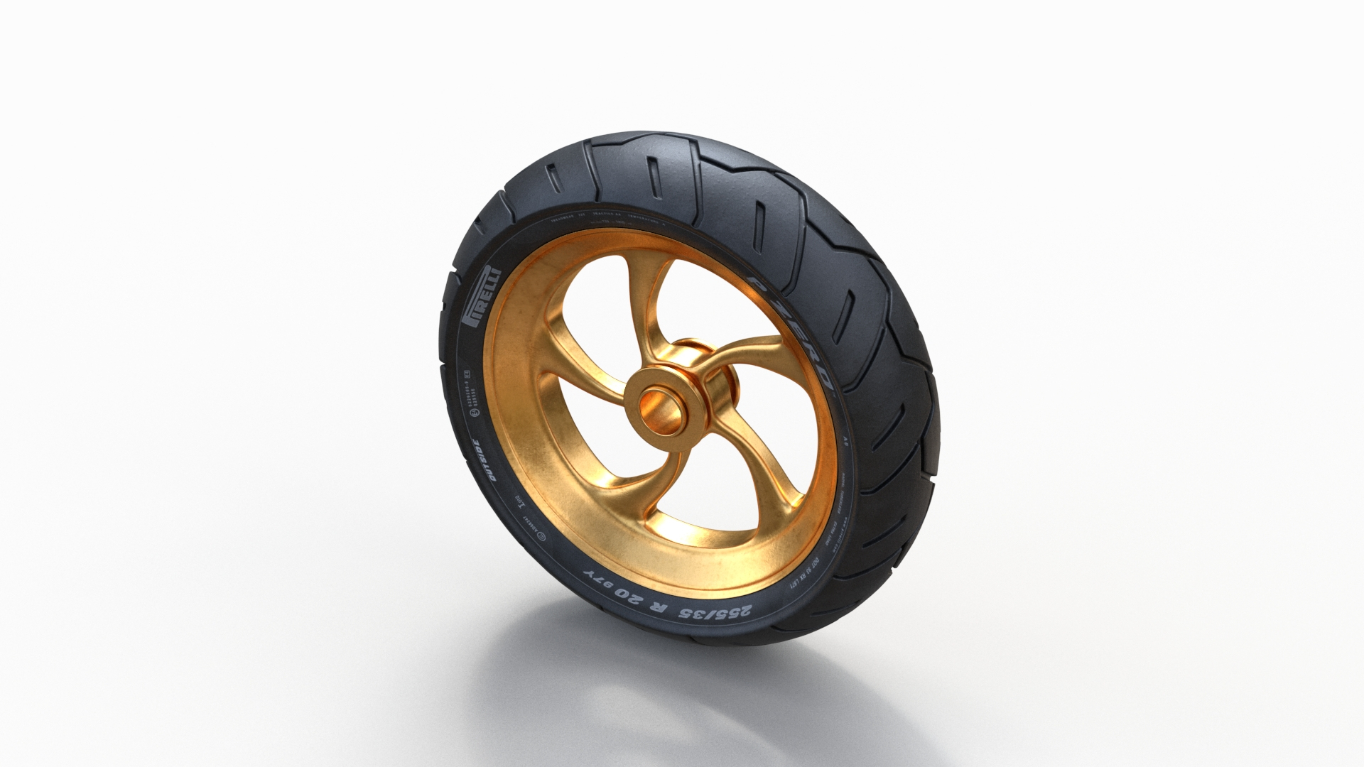 Pirelli Superbike Wheel 3D Model TurboSquid 1459386