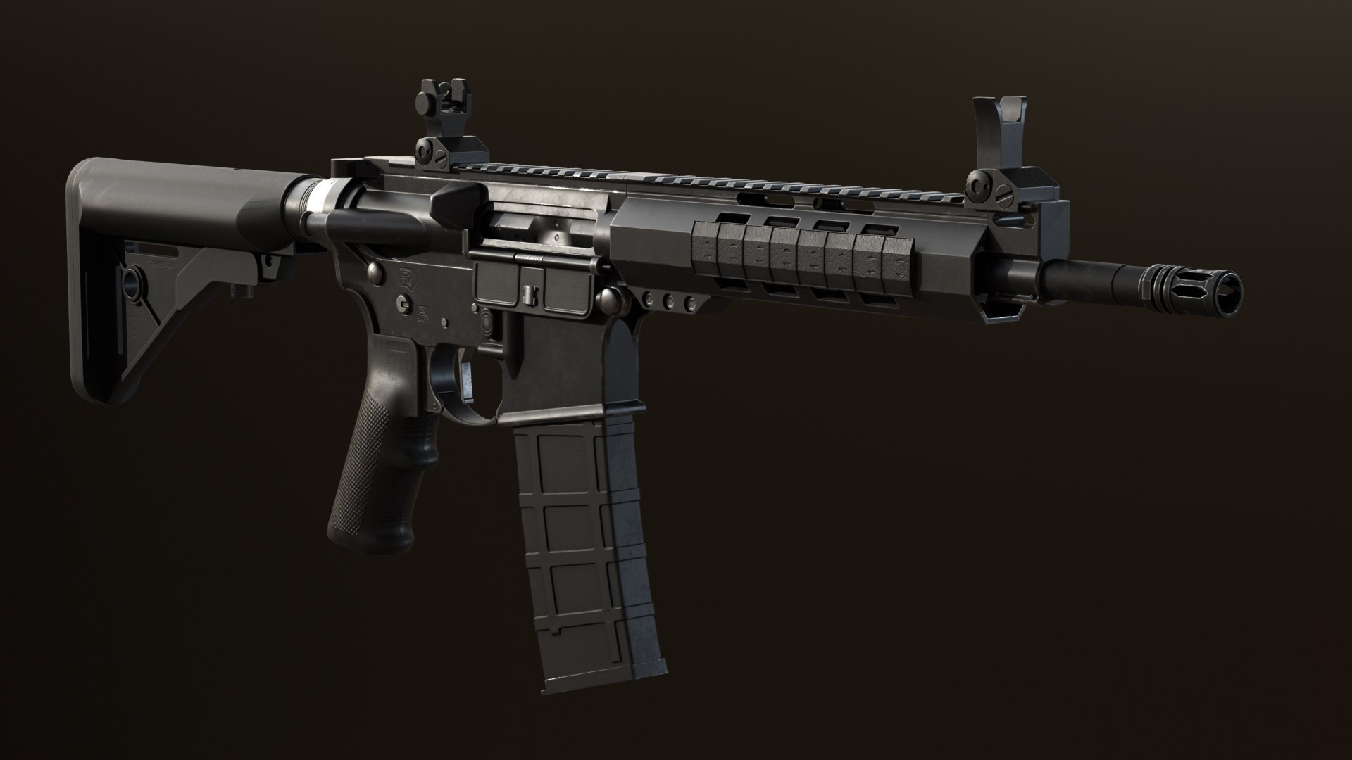 3D AR-15 Assault Rifle - TurboSquid 2099122