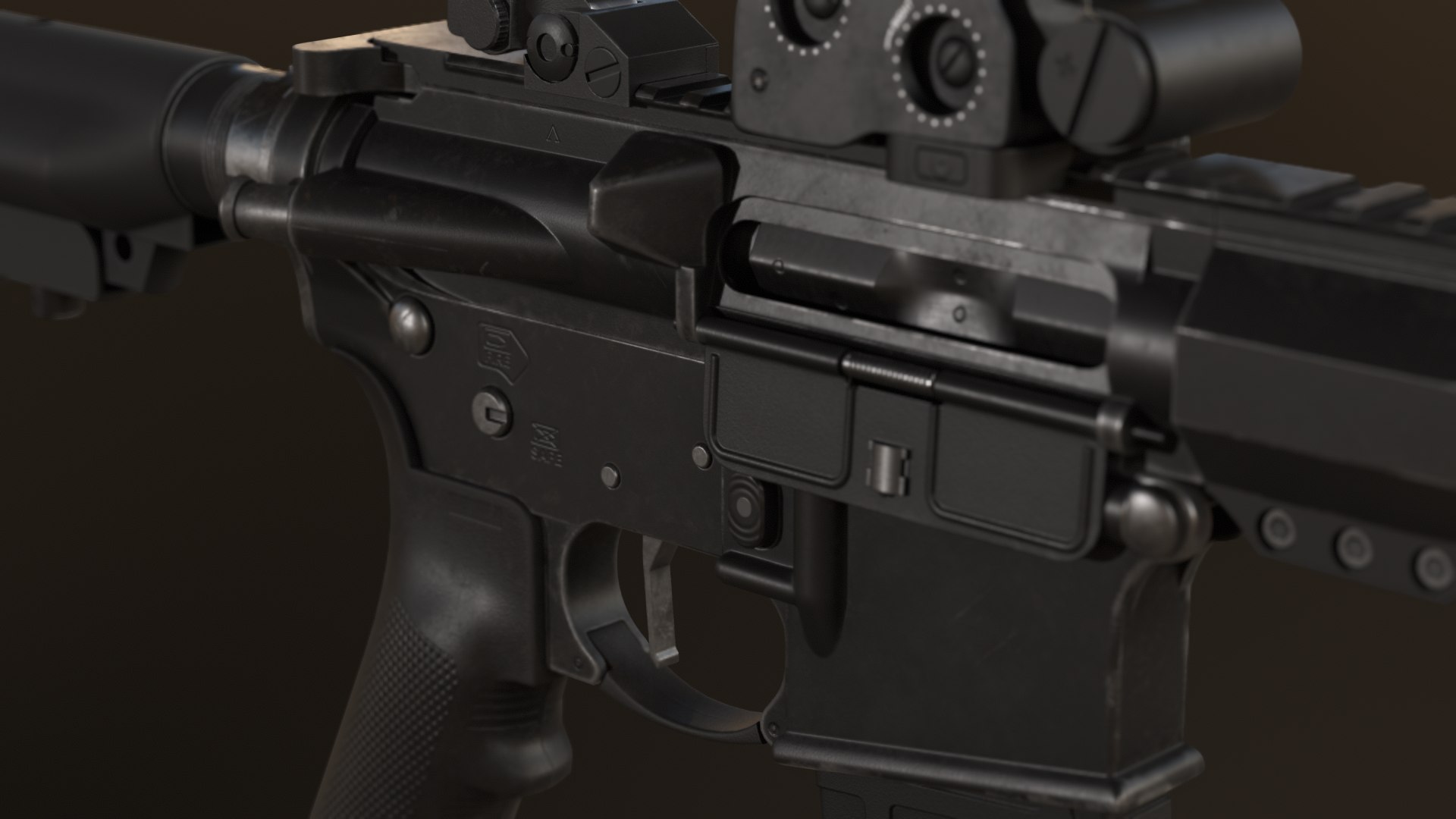 3D AR-15 Assault Rifle - TurboSquid 2099122
