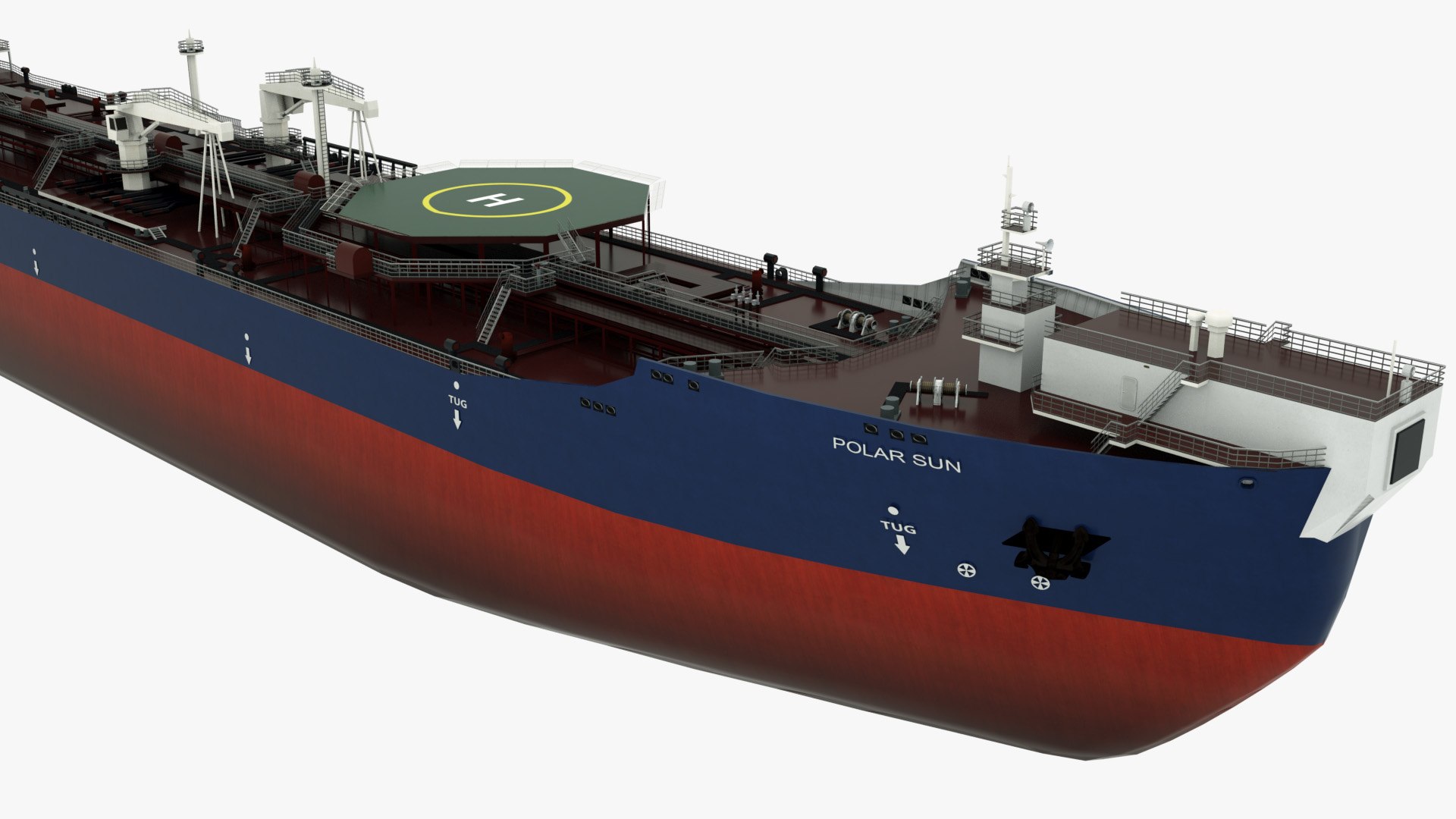 3D chemical tanker polar sun model - TurboSquid 1645735