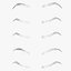 Eyebrows Shapes Set